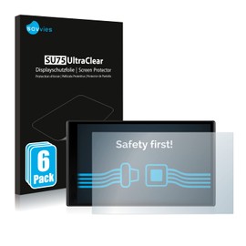 Savvies Pack of 6 Screen Protectors for Garmin DriveSmart 61 LMT-D Ultra Transparent