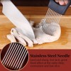 Onion Cutter Holder, Vegetable Slicer Cutting Tools with 10 Prongs,
