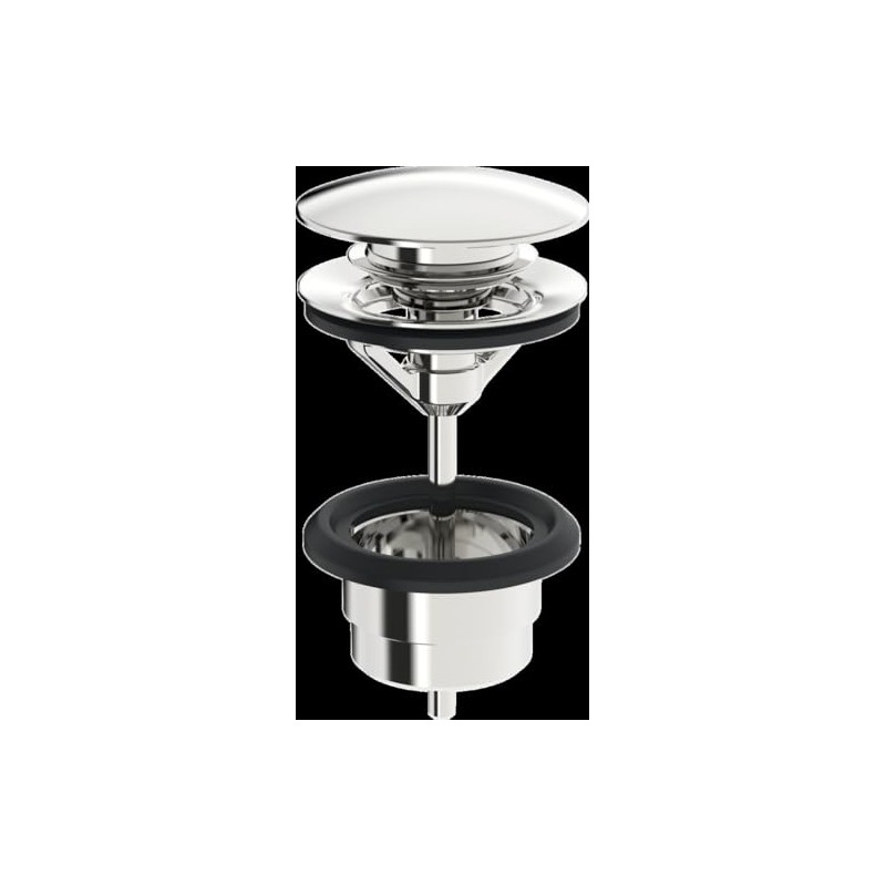 Hansa Automatic Drain Fitting Clic Clac Chrome (59913988)