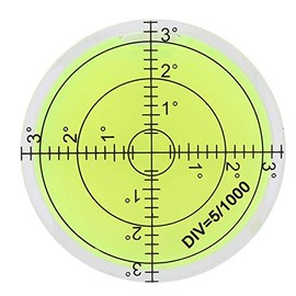 Nivel de Burbuja Profesional 60mm, Doble Eje con Escala de Precisión Base Magnética y Ranura para Trípode Ideal para Construcción Carpintería y Fotografía