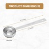 LEIFENY 2PCS 1TBSP(15ML) 18/8 Stainless Steel Measuring Spoon, Metal Measure