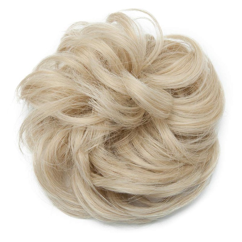 Hair Bun Extensions Messy Curly Wavy Hair Scrunchies Hairpieces Synthetic