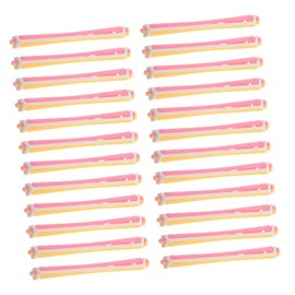 IWOWHERO 24pcs Hair Curlers Flexible Plastic Perm Rods for Women Durable DIY Hair Styling Tools for Home and Salon Use Travel Friendly