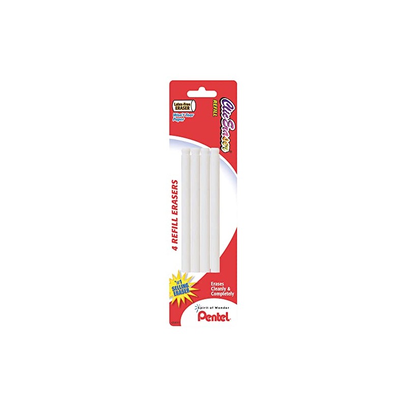 Pentel Borrador de recambio para goma de borrar Clic, paquete