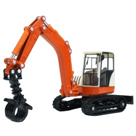 Unbranded New 17cm Alloy 1/50 Tracked Wood Grabbers Heavy Construction Vehicle Model