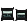 Overthinker Name Tag Throw Pillow