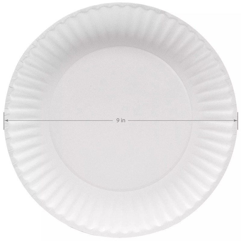 Super Strong Heavy-Duty Paper Plates, 9" (600 ct.) Microwave Safe,