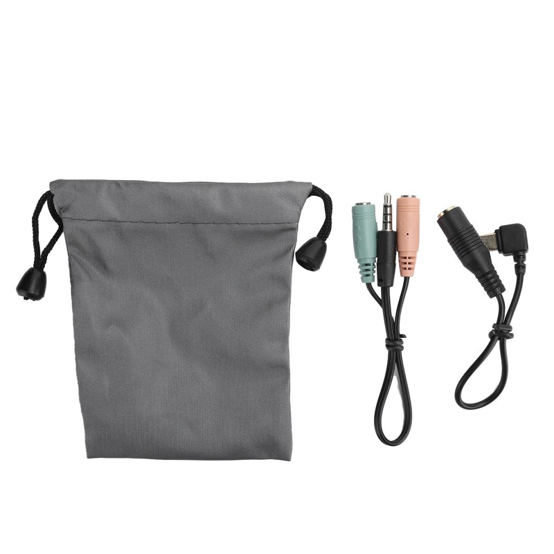 3.5mm Lavalier Lapel Microphone Clip on Hands Free Microphone for