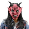 Fancy Dress, Costume Red & Black Satan Mask