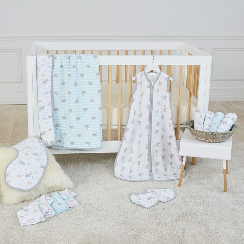 aden + anais essentials Washcloth Set, Super Soft 100% Cotton