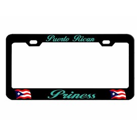 Puerto Rican Princess Puerto Rico License Plate Frame/Car Accessories Car Tag Holder