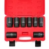 TONYNOL 3/4 Inch Drive Deep Impact Socket Set,6-Point,SAE(1"to 1-1/2"),8 Pcs,Cr-Mo.Heavy