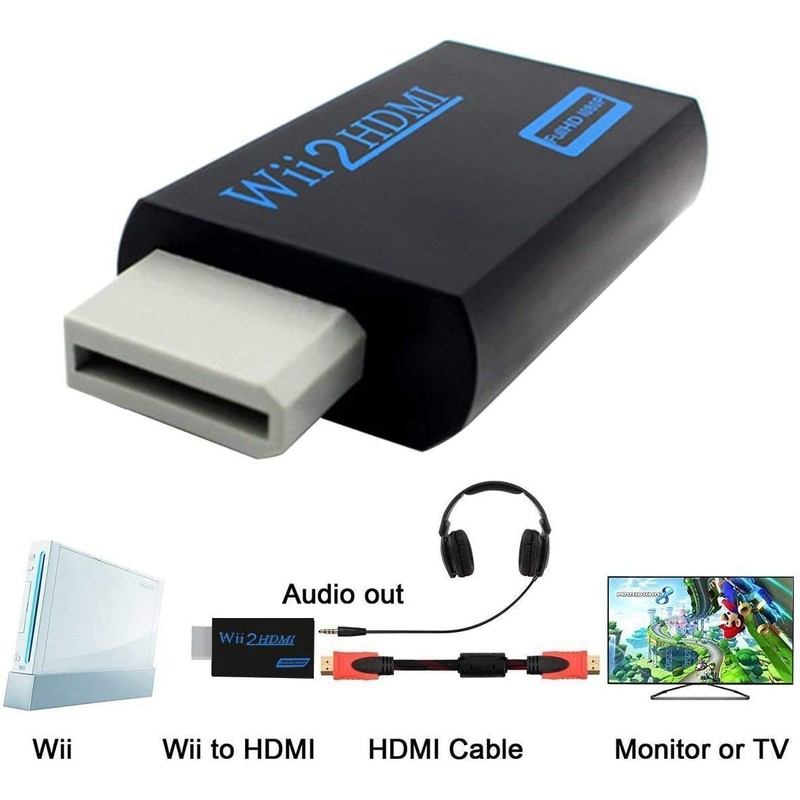 Wii to HDMI Adapter Converter, Wii to HDMI Adapter Converter,