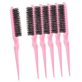 Baluue 6pcs Hair Volume Enhancing Brush Professional Hair Cutting Combs Pin Tail Teasing Brush Styling Tools for Salon Home