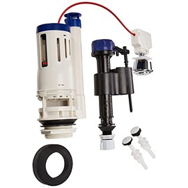 Urrea K06P07D2 Válvula para Tanque de WC de Descarga Dual con Cable y Botón, 2“, Cuerpo ABS