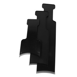 Minkissy Hair Dyeing Kit Highlight Combs for Highlighting Professional Balayage Highlighting Board Black Hair Dye Cream