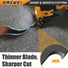 AMZWEI 6PCS Hook Knife Oscillating Multi Tool Blade, Triped-Edge Push