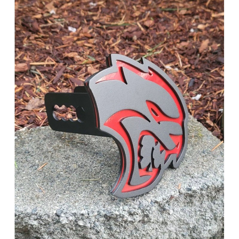 Hitches & Things Hellcat Challenger SRT Logo Hitch Cover (Black