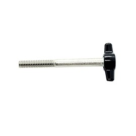 1/4-20" Wing Thumb Screw Thumbscrew - 4 Pcs Black Thumbscrews Thumb Screws with Tee/Wing Butterfly Thumb Screws T-Handle Thumb Screw (2 1/2")