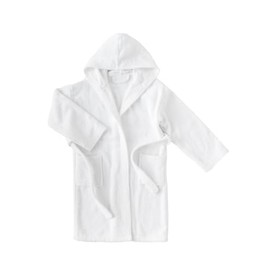Top Towel Unisex Children's Comfort Bathrobe, White