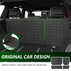 xipoqix Backrest Mat Compatible with 2011-2021 Jeep Grand Cherokee Cargo