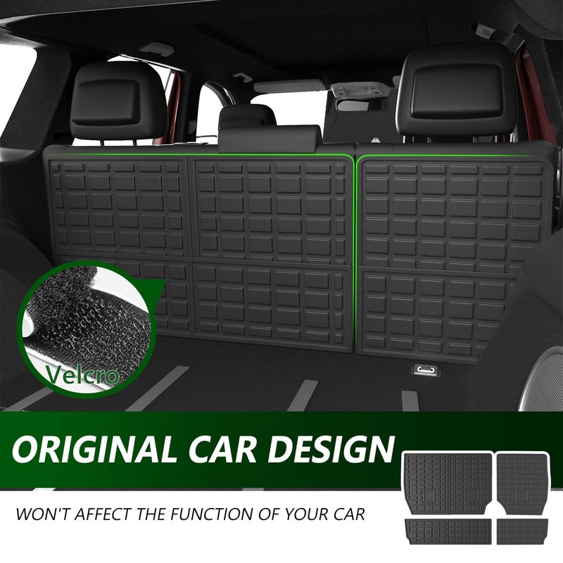 xipoqix Backrest Mat Compatible with 2011-2021 Jeep Grand Cherokee Cargo