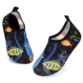 ANLUKE Kids Boys Girls Water Shoes Barefoot Aqua Socks Fast Dry Beach Swim Outdoor Sports Shoes for Toddler