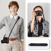 MUZIRI KIINOKOO Genuine Leather Camera Neck Shoulder Strap with Triangle