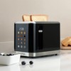 REVOTRA 2 Slice Toaster Stainless Steel with LED Display, Extra