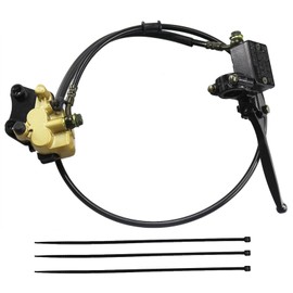 PRO BAT Hydraulic Front Brake Caliper Cylinder Master for 50cc 70cc 90cc SSR 110cc 125cc Atomik SSR Apollo Chinese Dirt Bike Pit Bike, Golden