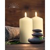 BASK Cone Top Pillar Candles - Set of 6-3" x