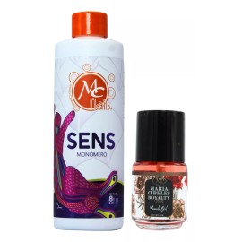 Maria Cibeles Royalty Monómero Liquido Acrílico 8 Oz + Aceite Cutícula Mc Royalty