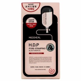 메디힐 에이치디피 포어스탬핑 블랙마스크 이엑스 25ml 10매입(122524) Mediheal HDP Pore Stamping Black Mask EX 25ml 10 Sheets (122524)