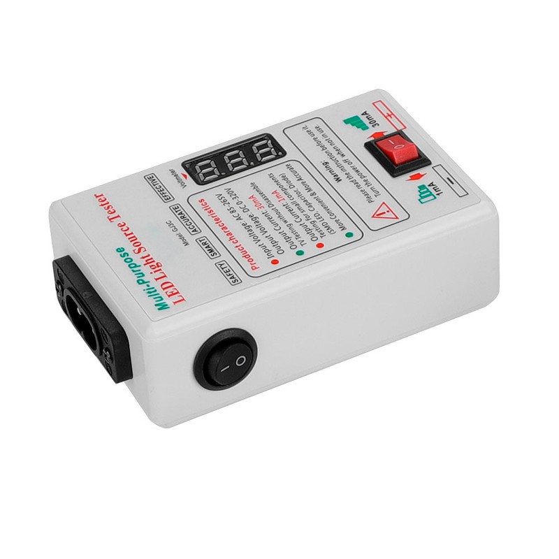 Precise Values LED Light Tester Dual Insulation Design High Brightness