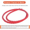 10FT Power Twist V Belt,1/2-Inch x 10 Feet A Type,