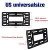 OKLPF Front License Plate Bracket- Front License Plate Mounting Kit，Universal