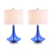 JONATHAN Y JYL1081D-SET2 Cecile 25.5" Glass Teardrop LED Table Lamp