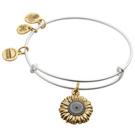 Alex and Ani Sunflower Charm Bangle