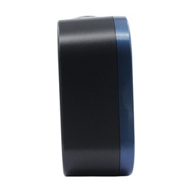 Seiko Kyoda II Non Ticking Bedroom Alarm Clock, 4 Inch, Metallic Blue