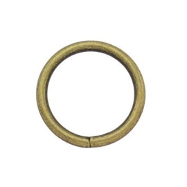 Merriway BH03257 (24 Pcs) Metal Curtain Drapery Rings, Inner Diameter 16mm (5/8 inch) Outer Diameter 18mm (11/16 inch) Polished Chrome - Pack of 24 Pieces