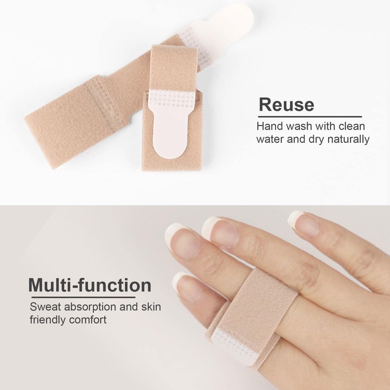 AYNKH 3PCS Finger Buddy Wraps Tapes, Fabric Toe Brace Splint
