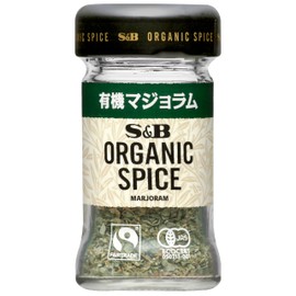 SB Foods Organic Spice Organic Marjoram, 0.1 oz (3.2 g) x 5 Packs