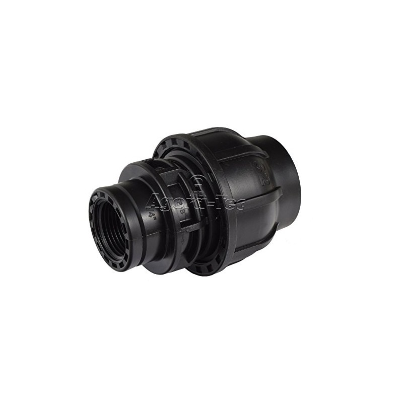 Agora-Tec PE Fitting Coupling 32 mm x 3/4 Inch Internal