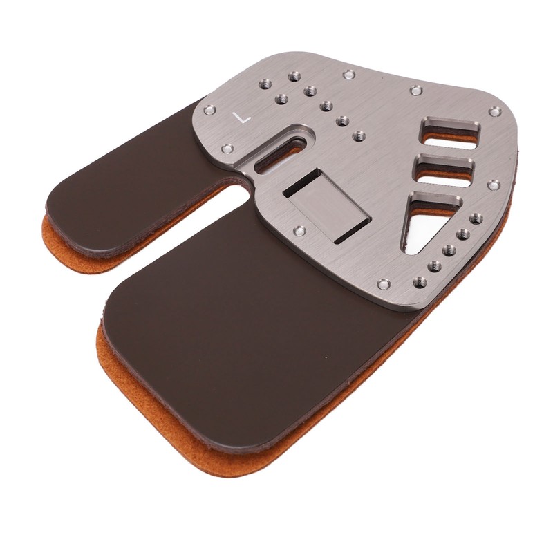 Leather Archery Finger Tab Protect Guard Recurve Bow Protector Shooting