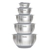 Viking Culinary Stainless Steel Mixing Bowl Set, 10 piece, Non-slip