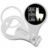 Save The Drama for Your Llama Black Nail Clippers Plus