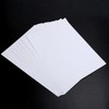 50Pcs Blank Badge Paper A4 Photo Printer Machine Supplies DIY