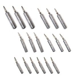 WJUAN Fishing Lead Sinker Dropshot Lead Set with Fishing Box 18 Leads 3.5 to 14 g for Drop Shot Fishing Drop Shot Rod Lead