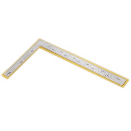 Noalife Curb Measuring Ruler, Rectangular Rectangle, Right Angle, L-Shaped Ruler, Thick, Wide, Difference, Tool, Curved Scale, Scoya, Stainless Steel, Carpenter DIY, 5.9 inches (15 cm), 11.8 inches