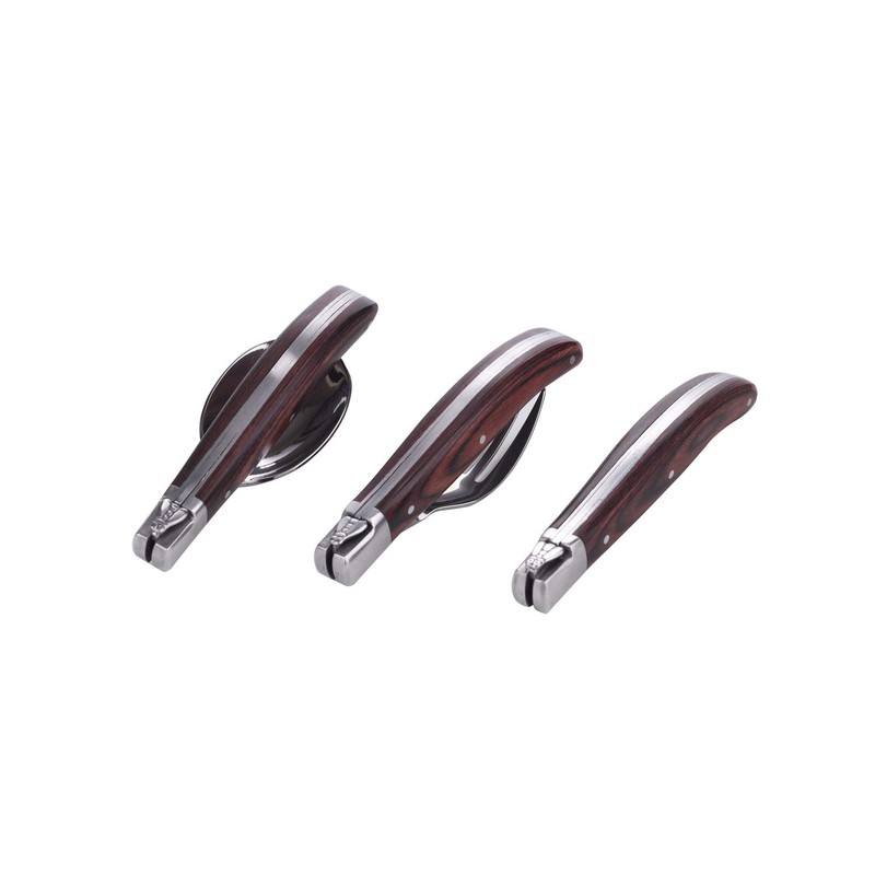 LAGUIOLE - Set of 3 Folding Cutlery